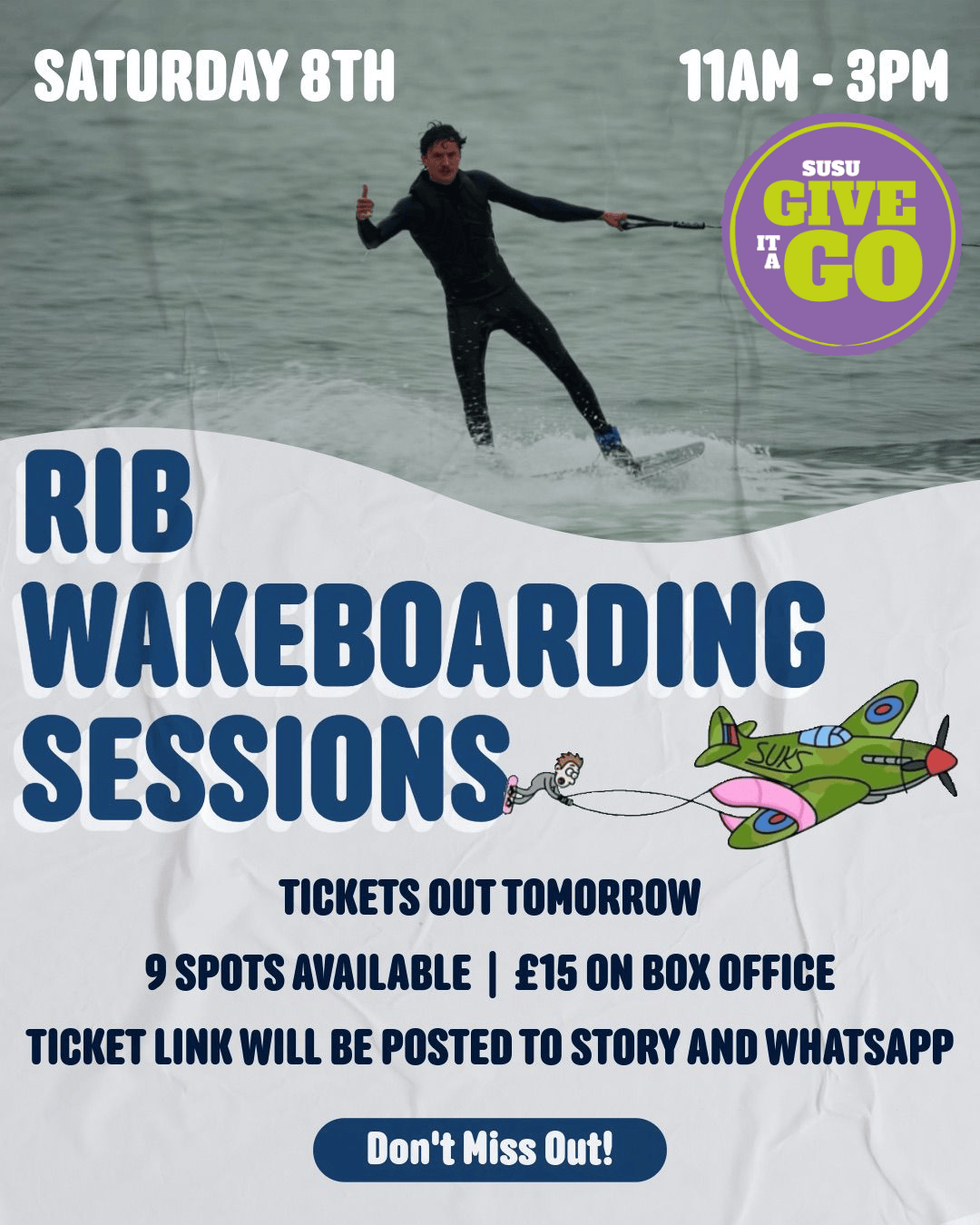 Give It A Go: RIB Wakeboarding Session 